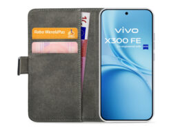 Mobilize Classic Gelly Wallet Book Case Vivo X300 FE Black - Afbeelding 2