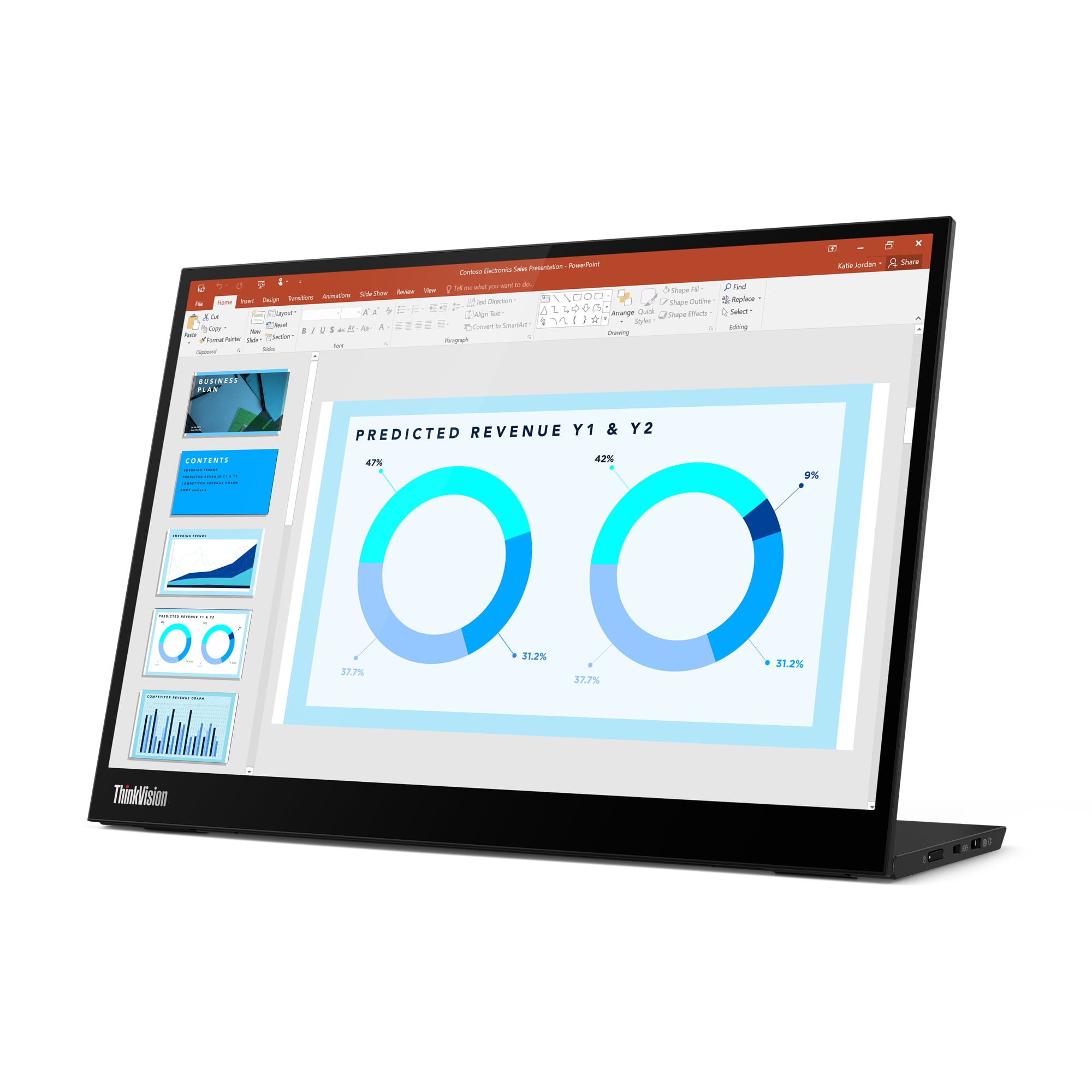 Lenovo ThinkVision M14d Monitor - Afbeelding 6
