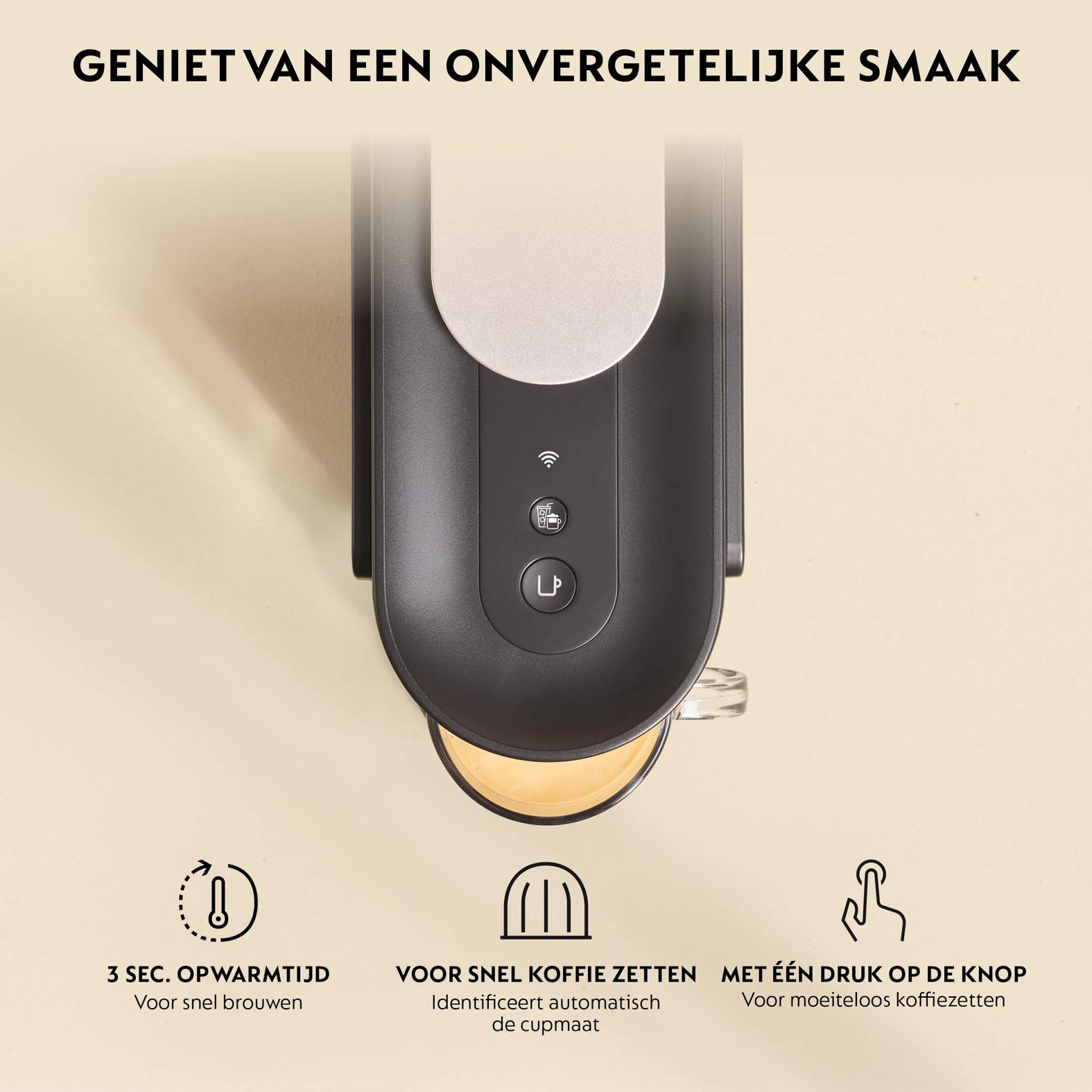 Krups Vertuo Up XN9408 koffiemachine met capsules - zwart - Afbeelding 5