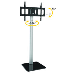 Techly ICA-TR11 tv-bevestiging 177,8 cm (70") Zwart, Zilver - Afbeelding 3