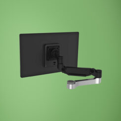 R-Go Tools Extra monitorarm R-Go Caparo, extra arm voor Caparo, circulair, verstelbaar met gasveer, 3-9 kg draagvermogen, zwart - Afbeelding 2