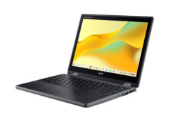 Acer Chromebook R857T-TCO-C04U Intel® N N150 31 cm (12.2") Touchscreen WUXGA 8 GB LPDDR5x-SDRAM 64 GB eMMC Wi-Fi 6E (802.11ax) ChromeOS Zwart US International - Afbeelding 5