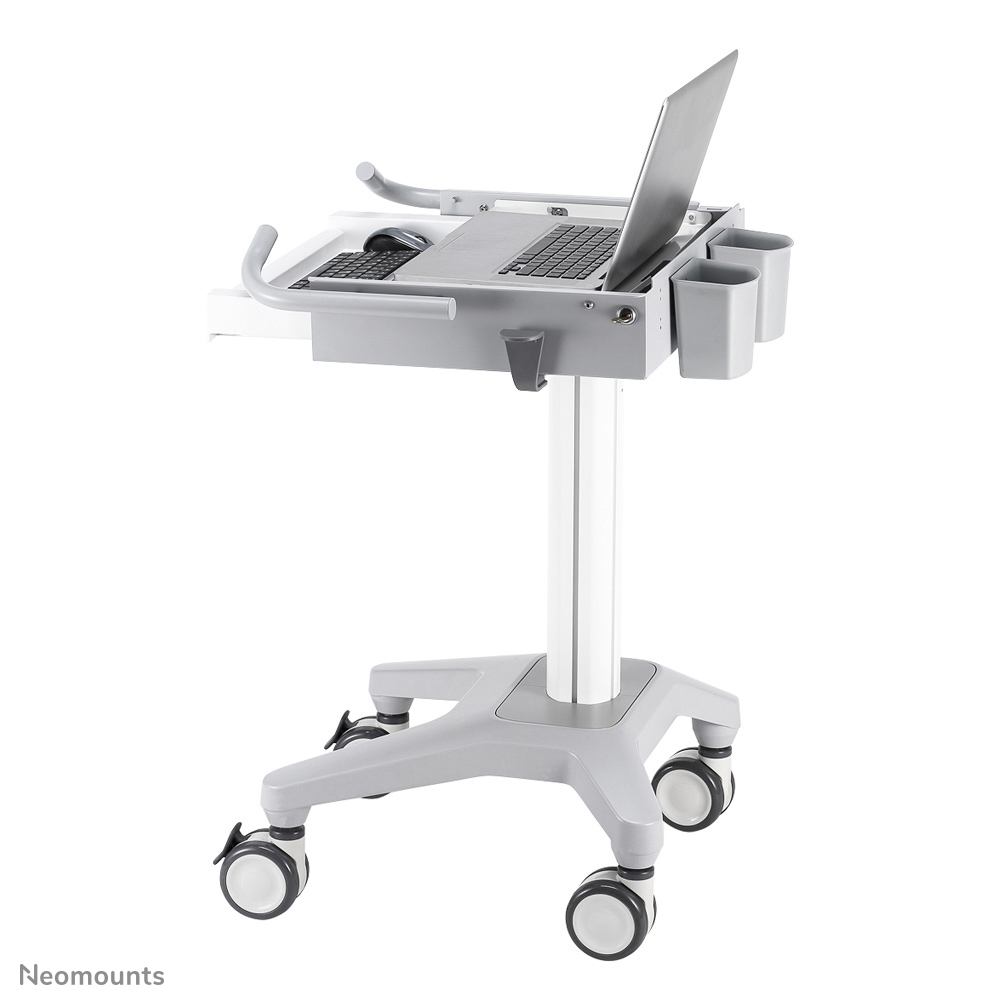 Neomounts MED-M200 Medisch mobiel werkstation 10-17" - gasveer - vergrendelbaar - Afbeelding 5