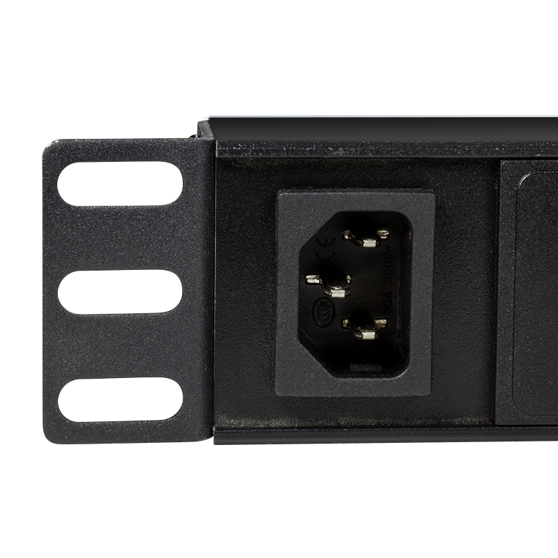 LogiLink PDU8A02 energiedistributie 8 AC-uitgang(en) 1U Zwart - Afbeelding 4