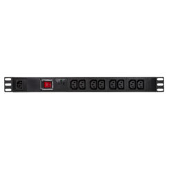 LogiLink PDU8A02 energiedistributie 8 AC-uitgang(en) 1U Zwart - Afbeelding 2