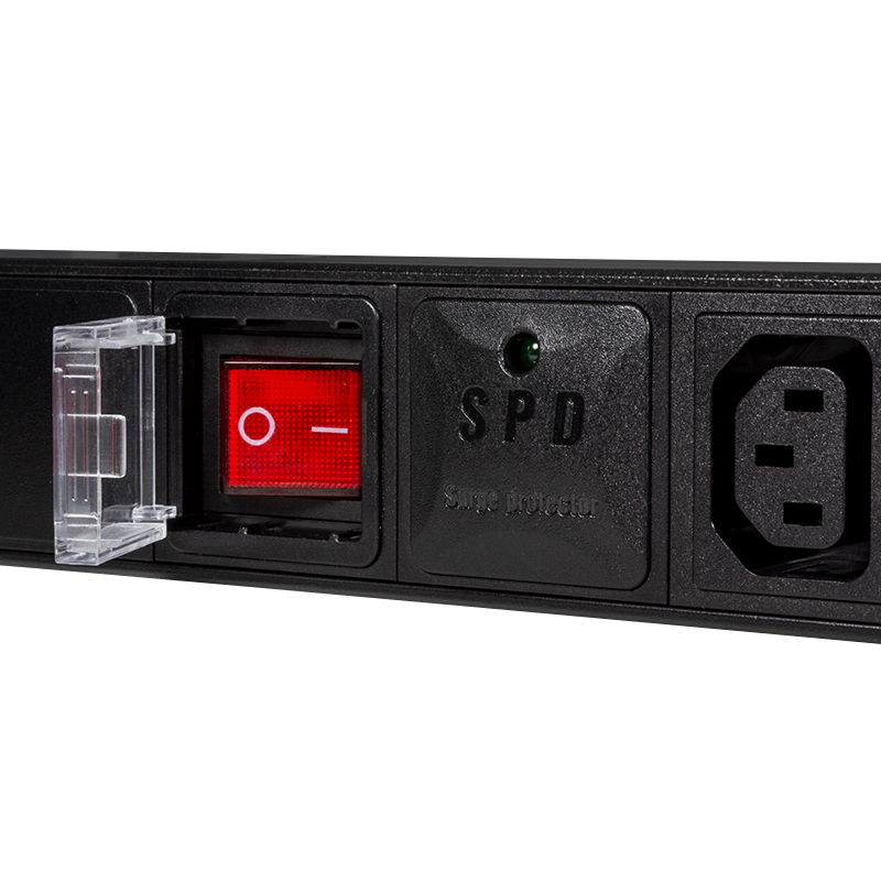 LogiLink PDU8A02 energiedistributie 8 AC-uitgang(en) 1U Zwart - Afbeelding 3