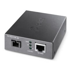 TP-Link Omada TL-FC111B-20 netwerk media converter 100 Mbit/s Single-mode Zwart - Afbeelding 2