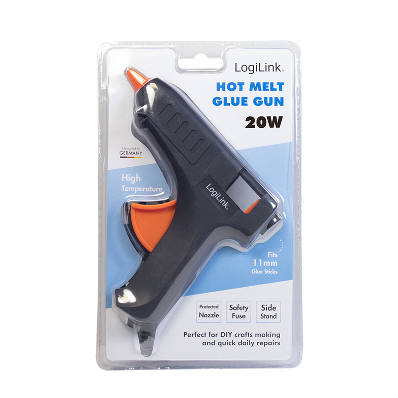 LogiLink WZ0051 hetelijmpistool & pen Zwart, Oranje 20 W - Afbeelding 4