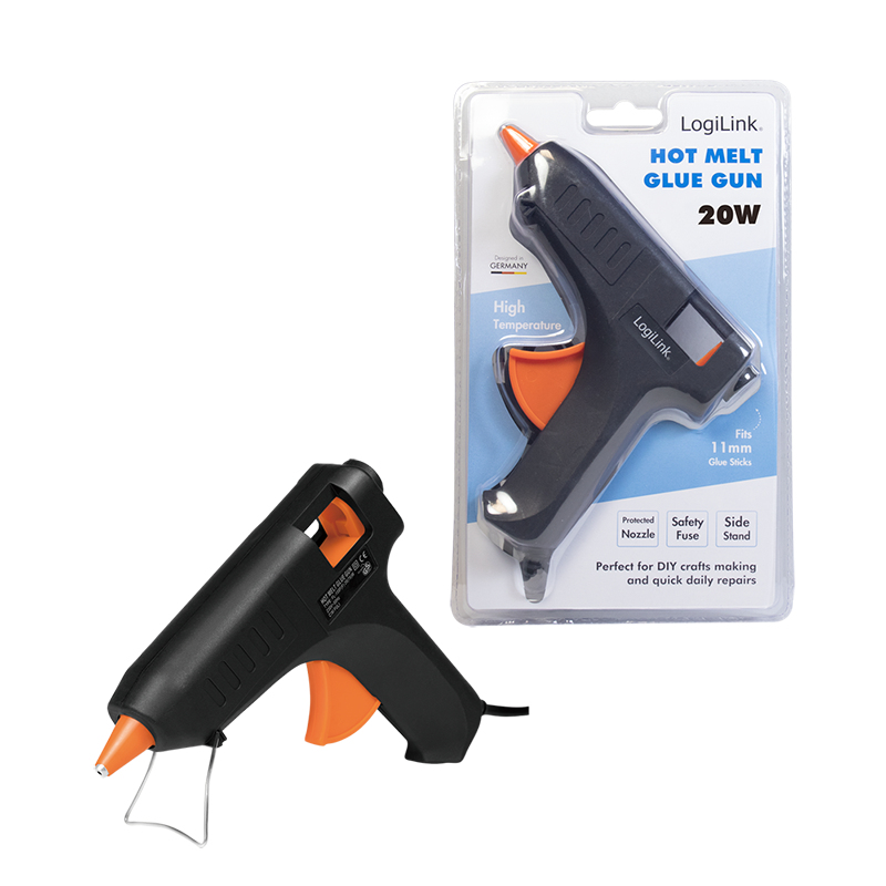LogiLink WZ0051 hetelijmpistool & pen Zwart, Oranje 20 W - Afbeelding 5