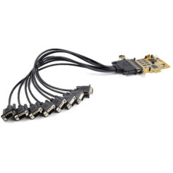 StarTech.com 8-Port PCI Express RS232 Serial Adapter Card - PCIe RS232 Seriële Kaart - 16C1050 UART Expansion Serieel - Multiport Serial DB9 Uitbreidingskaart - 15kV ESD - Windows & Linux - Afbeelding 6
