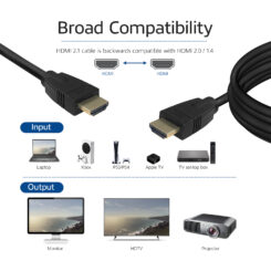 ACT 1 meter HDMI 8K Ultra High Speed kabel v2.1 HDMI-A male - HDMI-A male - Afbeelding 4
