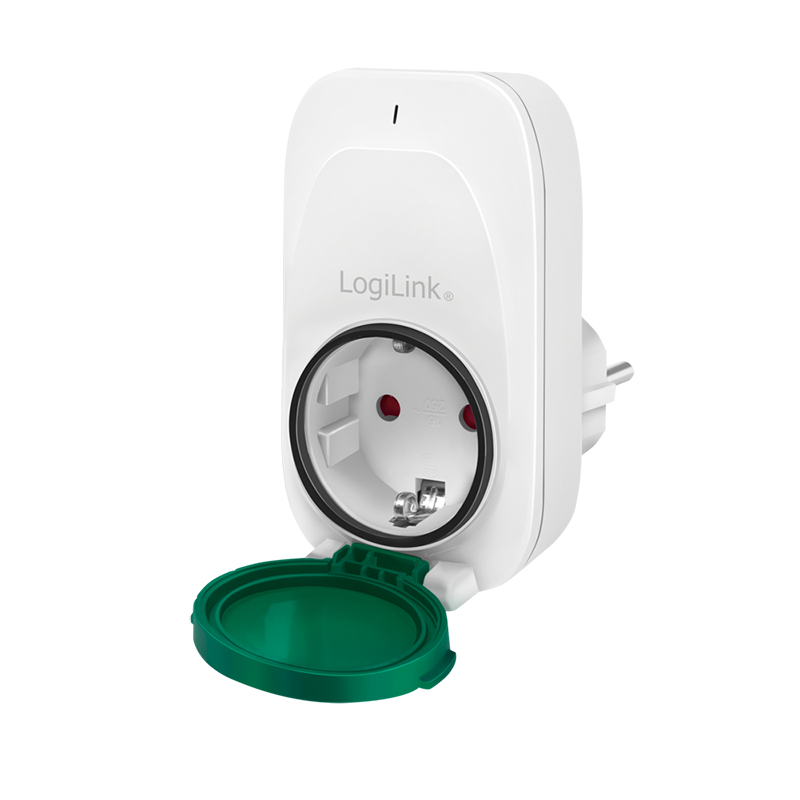 LogiLink EC0008 smart plug Groen, Wit - Afbeelding 4
