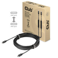 CLUB3D USB 3.2 Gen2 Type C naar C Actieve Bi-directionele Kabel 8K60Hz (alt modus) M/M 5m/16.4ft - Afbeelding 4