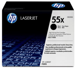 HP 55X originele high-capacity zwarte LaserJet tonercartridge - Afbeelding 2