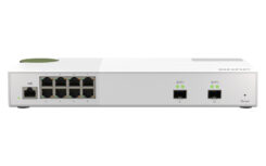 QNAP QSW-M2108-2S netwerk-switch Managed L2 2.5G Ethernet (100/1000/2500) Grijs - Afbeelding 2