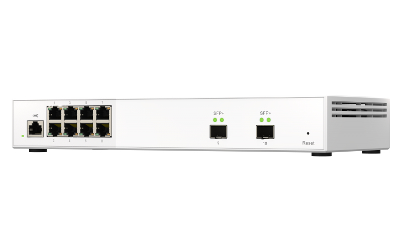 QNAP QSW-M2108-2S netwerk-switch Managed L2 2.5G Ethernet (100/1000/2500) Grijs - Afbeelding 5