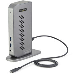 StarTech.com USB-C USB-A Dock - Hybride Universeel USB 3.0 Docking Station voor USB-C of USB-A Laptop - Dual Monitor 4K 60Hz HDMI/DisplayPort - 6x USB-A, GbE - USB 3.1 Gen 1 - Windows/Mac - Afbeelding 6