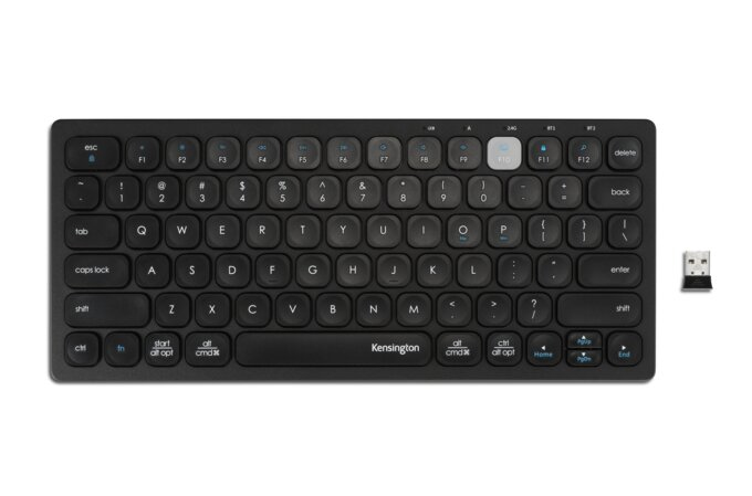 Kensington K75502ES toetsenbord Universeel RF-draadloos + Bluetooth QWERTY Spaans Zwart - Afbeelding 4