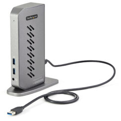StarTech.com USB-C USB-A Dock - Hybride Universeel USB 3.0 Docking Station voor USB-C of USB-A Laptop - Dual Monitor 4K 60Hz HDMI/DisplayPort - 6x USB-A, GbE - USB 3.1 Gen 1 - Windows/Mac - Afbeelding 4