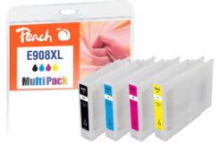 Peach PI200-821 inktcartridge 4 stuk(s) Compatibel Hoog (XL) rendement Zwart, Cyaan, Magenta, Geel - Afbeelding 2