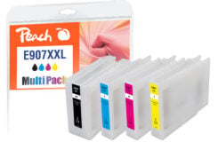 Peach PI200-816 inktcartridge 4 stuk(s) Compatibel Extra (Super) hoog rendement Zwart, Cyaan, Magenta, Geel - Afbeelding 2