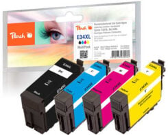 Peach PI200-558 inktcartridge 4 stuk(s) Compatibel Hoog (XL) rendement Zwart, Cyaan, Magenta, Geel - Afbeelding 2