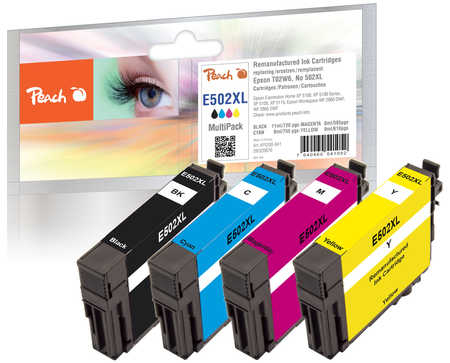 Peach PI200-841 inktcartridge 4 stuk(s) Compatibel Zwart, Cyaan, Magenta, Geel - Afbeelding 2