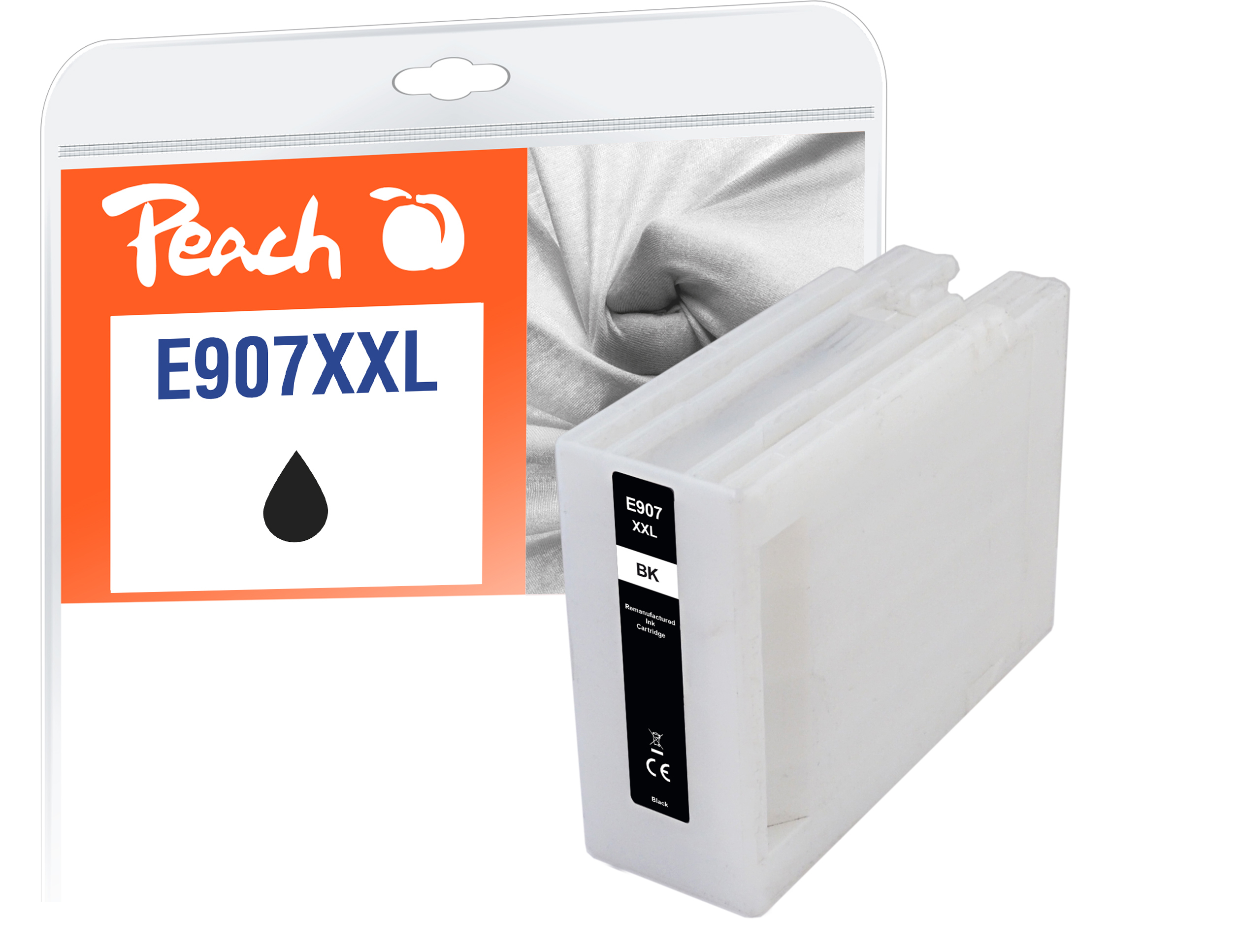 Peach PI200-812 inktcartridge 1 stuk(s) Compatibel Extra (Super) hoog rendement Zwart