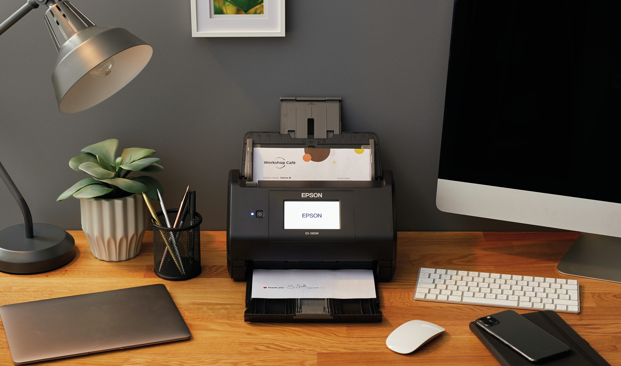 Epson WorkForce ES-580W, A4 automatische duplexscanner met Wi-Fi en gebruiksvriendelijk touchscreen - Afbeelding 16