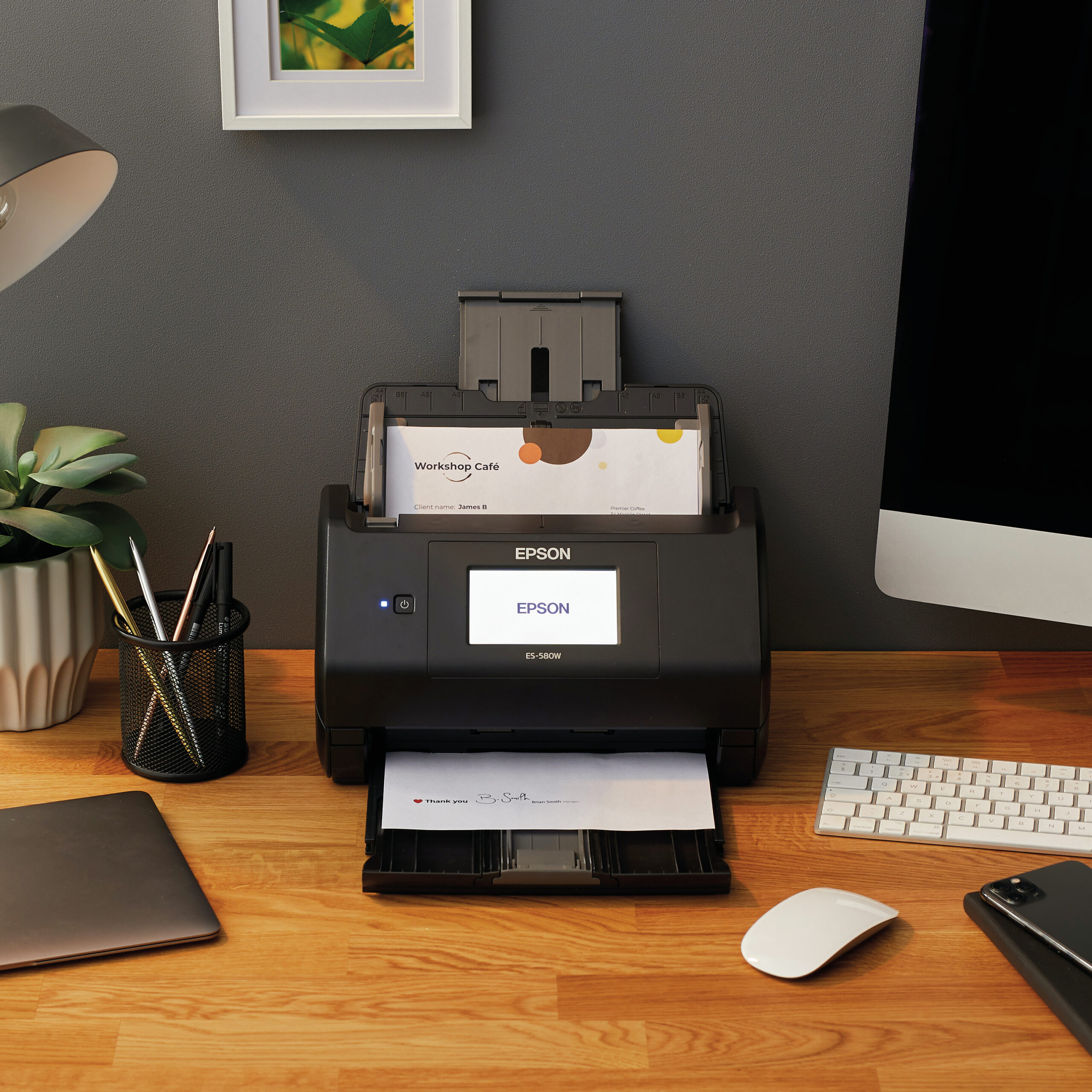 Epson WorkForce ES-580W, A4 automatische duplexscanner met Wi-Fi en gebruiksvriendelijk touchscreen - Afbeelding 18
