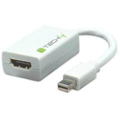 Techly Mini DisplayPort - HDMI M/F 15 m Wit - Afbeelding 2