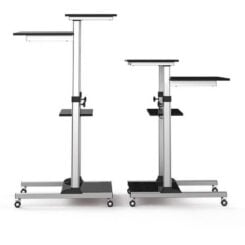Techly ICA-TB TPM-3 staande bureau Zwart, Zilver - Afbeelding 8
