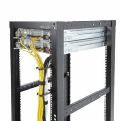 StarTech.com 5-Pack 1U Verticale 4,5 x 10cm Server Rack Kabelmanagement D-Ring Haak; Rackmonteerbare Netwerk Kabelorganizer; Kabelmanager voor 19" en 10" Serverkasten - Afbeelding 7