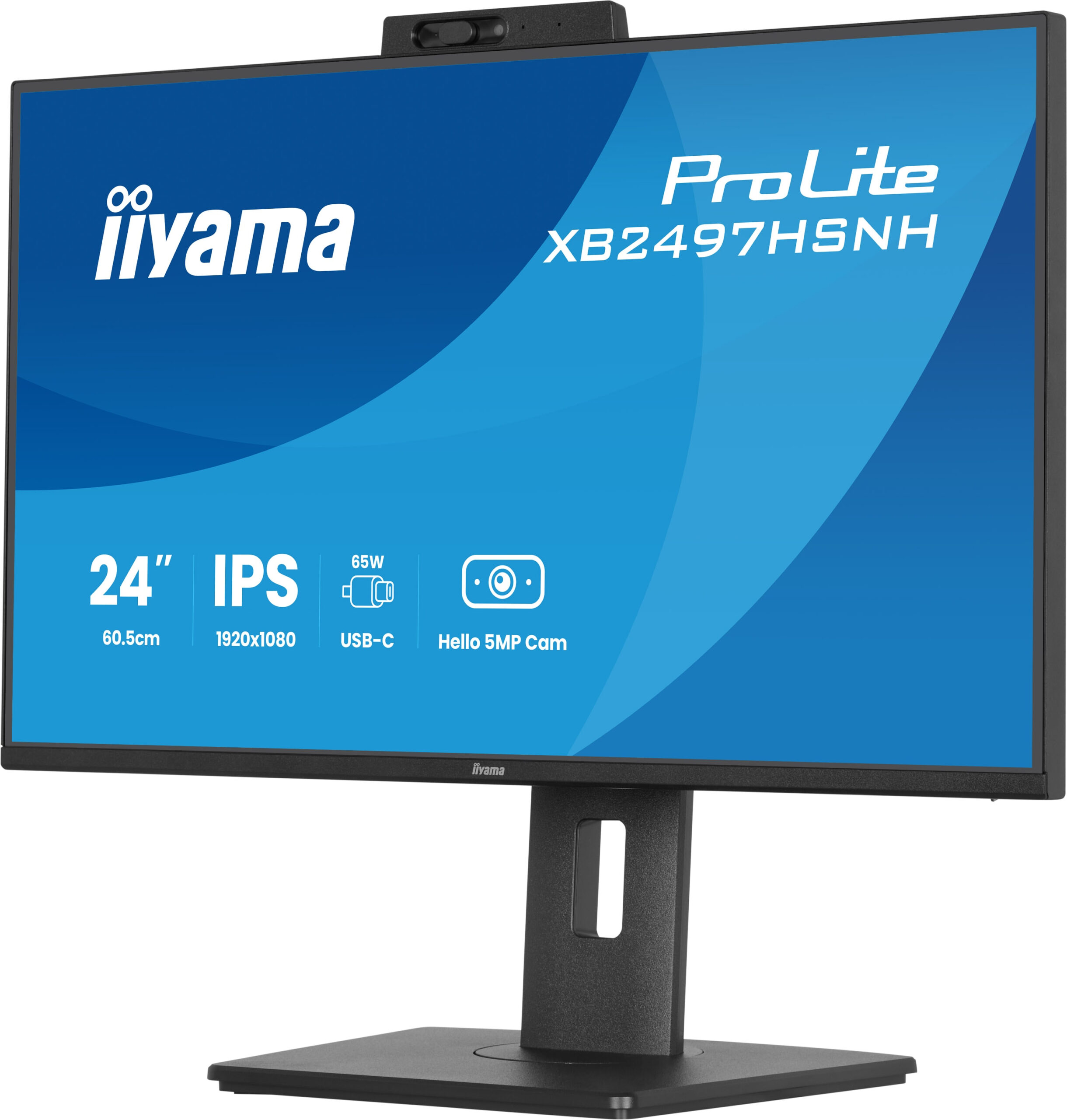 iiyama ProLite XB2497HSNH-B1 24IN IPS LCD 4MS 1920X1080 350CD/M2 HDMI/DP/USB 2 computer monitor 60,5 cm (23.8") 1920 x 1080 Pixels Full HD Zwart - Afbeelding 8