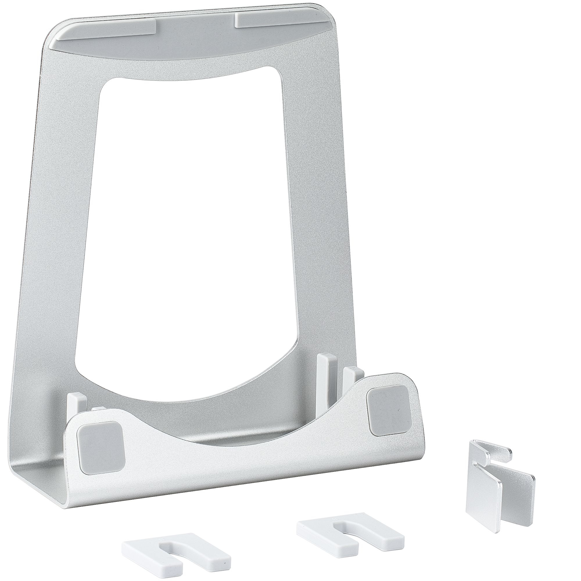 StarTech.com Laptopstandaard - 2-in-1 Laptopverhoger / Verticale Laptopsteun - Ideaal voor Ultrabooks & MacBook Pro/Air - Ergonomische Laptophouder met Ideale Kijkhoek - Zilver, Aluminum - Afbeelding 8