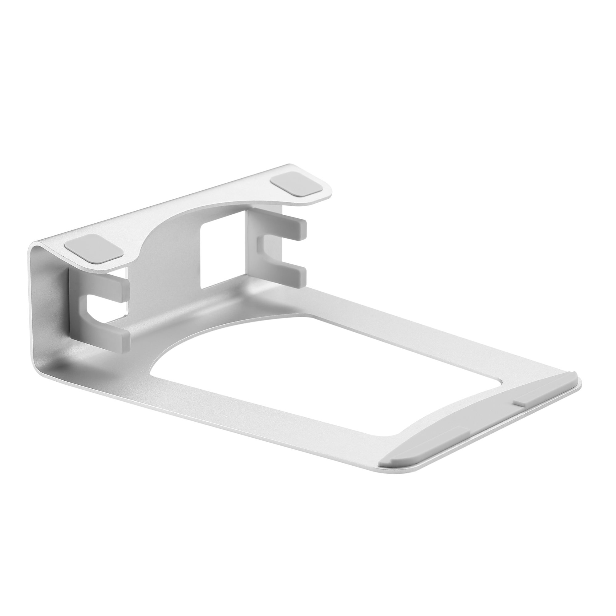 StarTech.com Laptopstandaard - 2-in-1 Laptopverhoger / Verticale Laptopsteun - Ideaal voor Ultrabooks & MacBook Pro/Air - Ergonomische Laptophouder met Ideale Kijkhoek - Zilver, Aluminum - Afbeelding 4