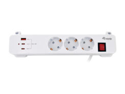 Equip 245556 power uitbreiding 2 m 3 AC-uitgang(en) Binnen Wit - Afbeelding 2