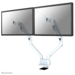 Neomounts FPMA-D750DWHITE2 Monitorarm 10-32" - gasveer - Topfix - 180°-stop - Afbeelding 2