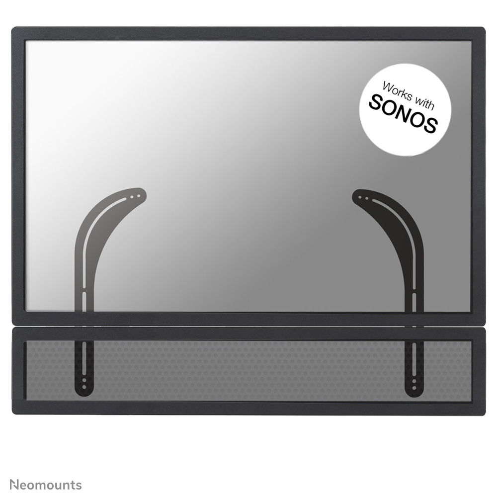 Neomounts NM-USP100BLACK Sonos soundbar houder - max 15 kg - schermmontage - Afbeelding 2