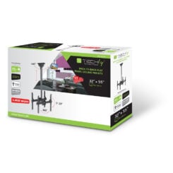 Techly ICA-CPLB 944D bevestiging voor signage-beeldschermen 139,7 cm (55") Zwart - Afbeelding 3