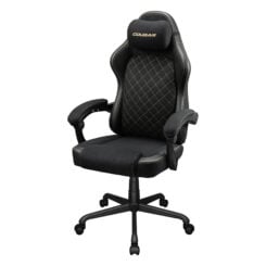 COUGAR CGR-FXF-GLB Universele gamestoel Gecapitonneerde zitting Zwart, Goud - Afbeelding 4