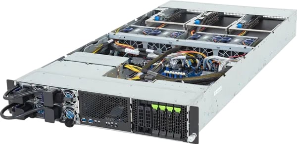 Gigabyte Intel Xeon 6700/6500 2U DP 4 x PCIe Gen5 GPUs (Palllet zending)