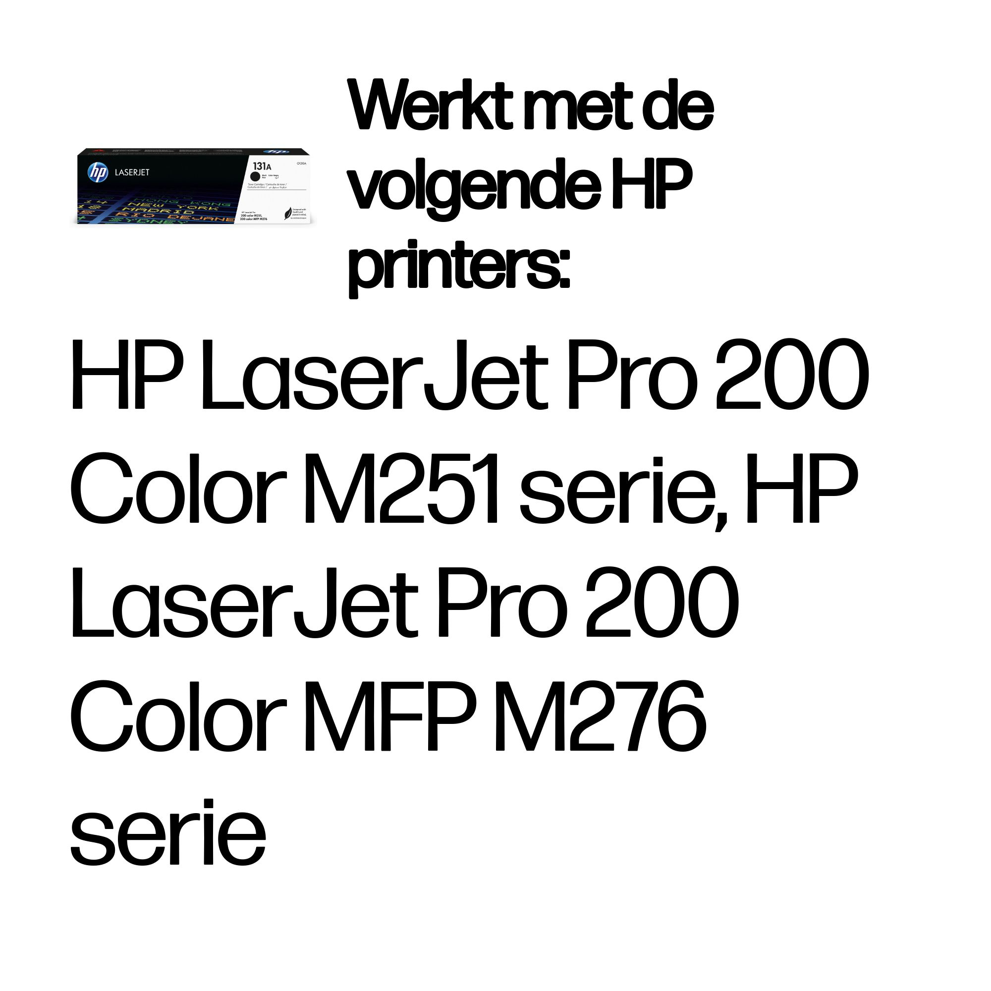 HP 131A originele zwarte LaserJet tonercartridge - Afbeelding 3