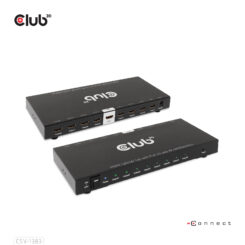 CLUB3D 8-poorts HDMI™ splitter 1 to 8 Full 3D and 4K60Hz(600MHz) - Afbeelding 7