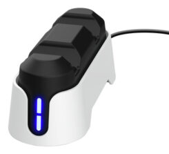 Trust GXT 228 Dual Charging Dock - Dual charging station – Voor console controllers – USB-gevoed – Playstation 5 - Wit/Zwart - Afbeelding 5