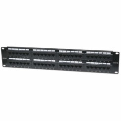 Intellinet Patchpaneel, Cat6, UTP, 48-poorts, 2U, zwart