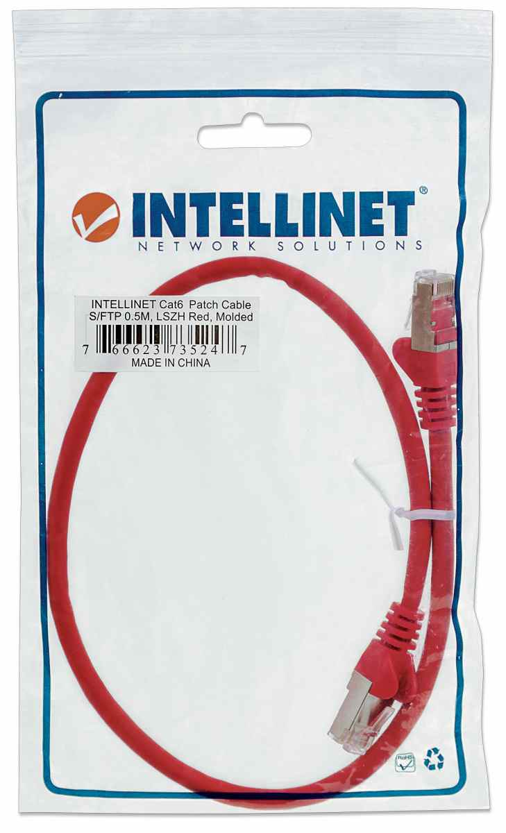Intellinet 330534 netwerkkabel Rood 2 m Cat5e SF/UTP (S-FTP) - Afbeelding 3