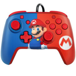 PDP REMATCH: Power Pose Mario Blauw, Rood USB Gamepad Analoog/digitaal Nintendo Switch, Nintendo Switch OLED - Afbeelding 2