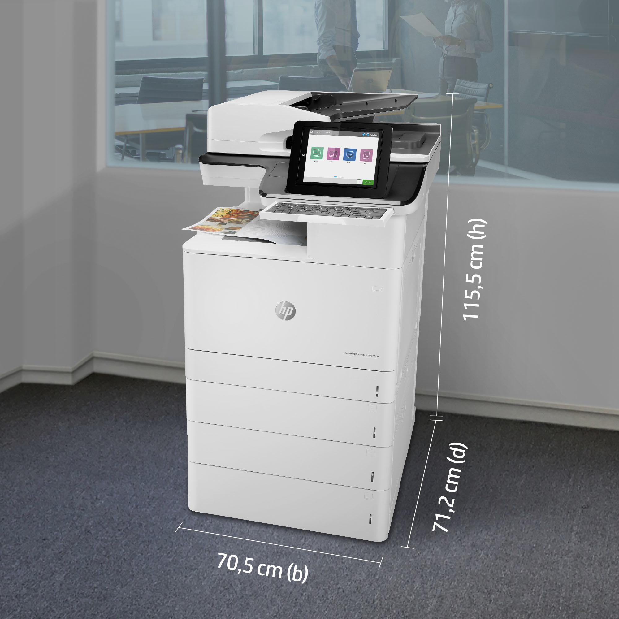 HP Color LaserJet Enterprise Flow MFP M776z - Afbeelding 9
