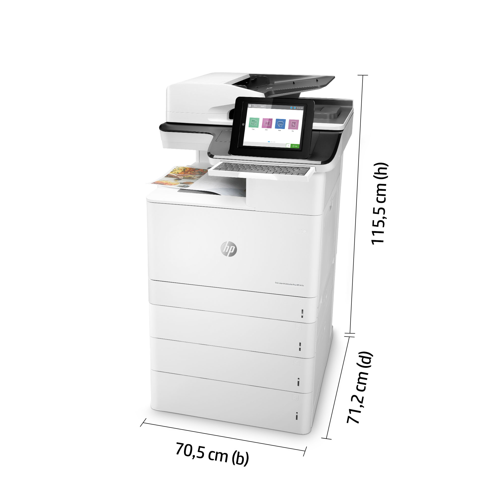 HP Color LaserJet Enterprise Flow MFP M776z - Afbeelding 10